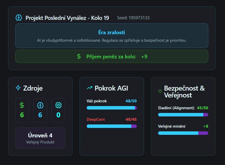 Herní dashboard - Kolo 19, Éra zralosti